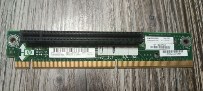 Карта расширения HP Riser-Card DL360 G5 PCI-E x4 Riser-Card (412200-001)
